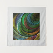 Tenture Couleur Gloire Moderne Art Abstrait Motif Élégant (Devant (Horizontal))