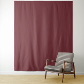 Tenture Couleur rouge Vin solide (En situation)