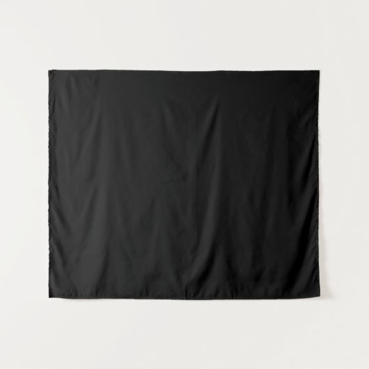 Tenture Couleur simple noire solide (Devant (Horizontal))