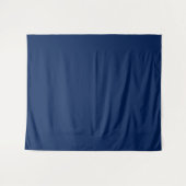 Tenture Couleur solide Indigo de la marine | Classique et (Devant (Horizontal))