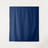 Tenture Couleur solide Indigo de la marine | Classique et (Devant)