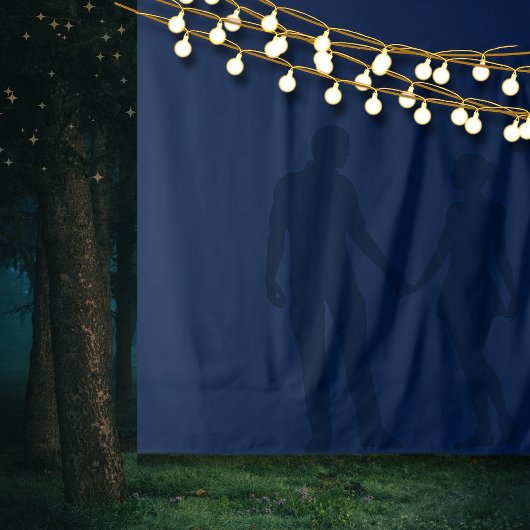 Tenture Couleur solide Indigo de la marine | Classique et