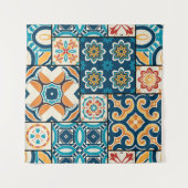 Tenture Couleur traditionnelle portugaise ornée (Devant (Horizontal))