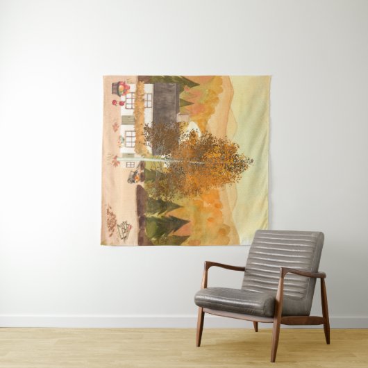 Tenture Couleurs d'automne (En situation (horizontale))