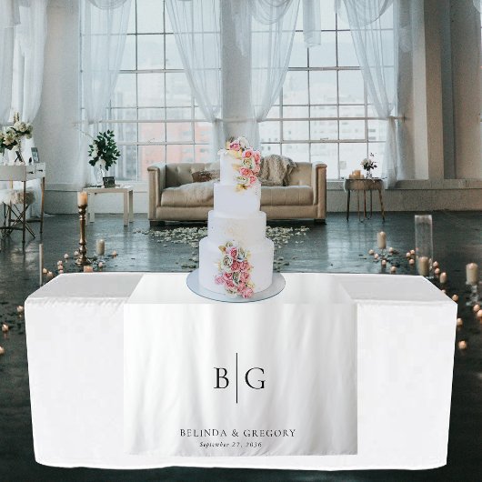 Tenture Couleurs de mariage personnalisées pour chemin de 