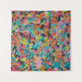 Tenture Couleurs et expressions dans la peinture acrylique (Devant (Horizontal))