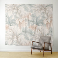 Couleurs pastel délicats motifs floraux ornementau