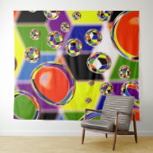 Tenture Couleurs primaires Art (En situation (horizontale))