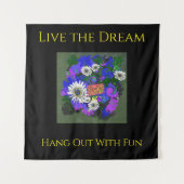 Tenture Couleurs vives et joyeuses amusement heureux (Devant)