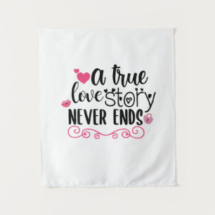 Tenture Couple Art Une Véritable Histoire D'Amour Ne Se Te