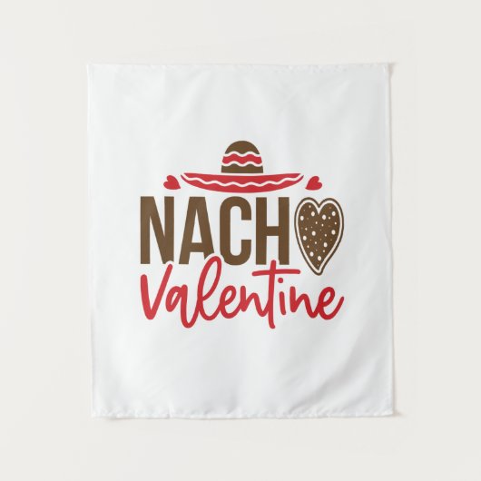 Tenture Couple Cadeau Nacho Valentine (Devant)