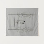 Tenture Couple minimaliste Art moderne (Devant (Horizontal))