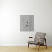 Tenture Couple minimaliste Art moderne (En situation)