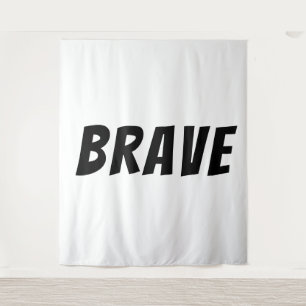 Tenture Courageux Motivation Inspiration