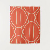 Tenture Courbes contemporaines Design abstrait (Devant)