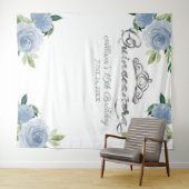 Tenture Couronne de feuilles en argent pour Quinceanera av (En situation (horizontale))