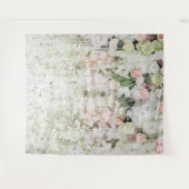 Tenture Couronne de fleurs pastel pour mariage (Devant (Horizontal))