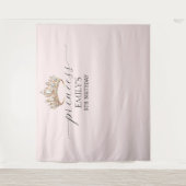 Tenture Couronne de princesse royale Fête d'anniversaire f (Devant)