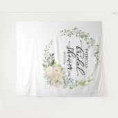 Tenture Couronne de verdureCitrouilleToile de fond pour la (Devant (Horizontal))