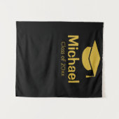 Tenture Cours d'arrière-plan de graduation personnalisée d (Devant (Horizontal))