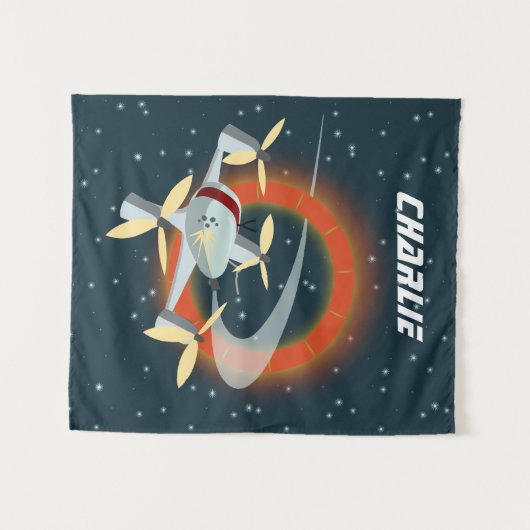 Tenture Course de drones (Devant (Horizontal))