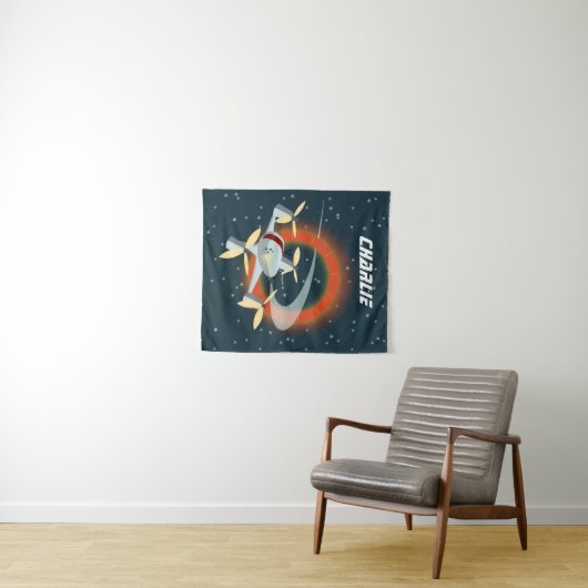 Tenture Course de drones (En situation (horizontale))