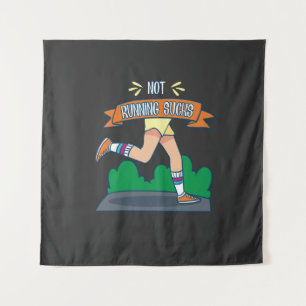 Tenture Course - Ne pas courir c'est nul