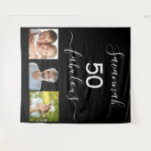 Tenture Coutume d'anniversaire fabuleuse photo noire surpr (Devant (Horizontal))