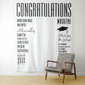 Tenture Couverture de magazine noir et blanc moderne pour (En situation)