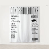 Tenture Couverture de magazine noir et blanc moderne pour (Devant)