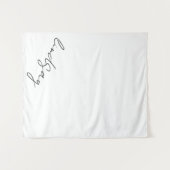 Tenture Couverture personnalisée avec nom, couverture jeté (Devant (Horizontal))