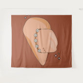 Tenture Cowboy Casquette rouille Terracotta (Devant (Horizontal))