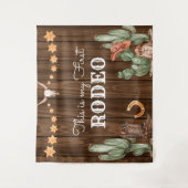 Tenture Cowboy Wild West 1er Rodeo Ranch fête d'anniversai (Devant)