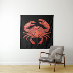 Tenture Crabe de style