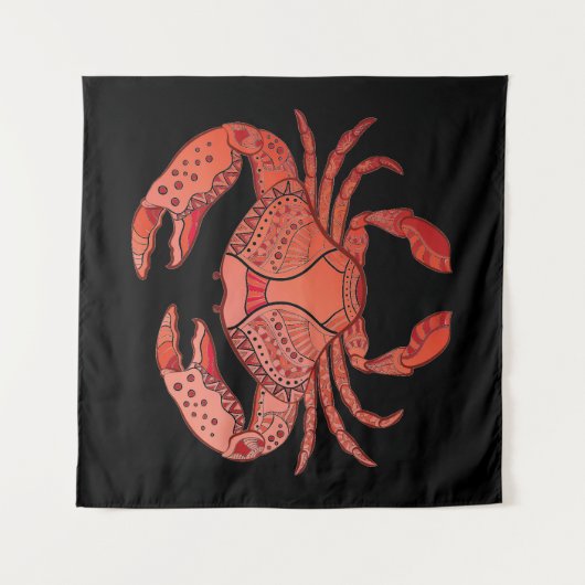 Tenture Crabe de style (Devant)