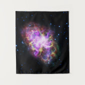 Tenture Crabe Nebula Supernova Remnant Hubble Composite (Devant)