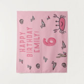 Tenture Crabe rose Animaux de la mer Coquille Photo Annive (Devant)