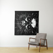 Tenture Crâne (En situation (horizontale))