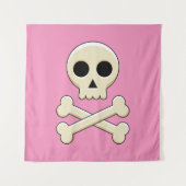 Tenture Crâne avec os (Devant)