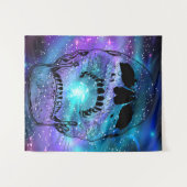 Tenture Crâne consommant la planète - Crânes (Devant (Horizontal))