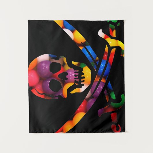 Tenture Crâne de gumball (Devant)