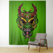 Tenture Crâne de serpent (En situation)