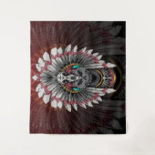 Tenture Crâne tribal (Devant)