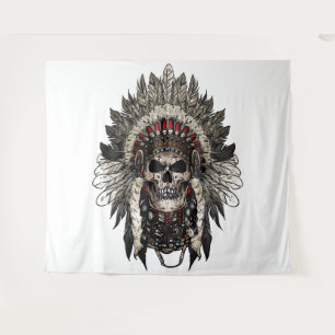 Tenture Crâne Tribal