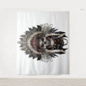 Tenture Crâne Tribal (Devant)