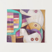 Tenture Crânes à sucre (Devant (Horizontal))