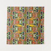 Tenture Crânes à sucre (Devant (Horizontal))