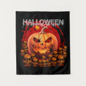 TENTURE CRÂNES CITROUILLES SQUELETTE HALLOWEEN (Devant)