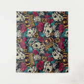 Tenture Crânes et couronnes (Devant)