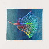 Tenture Cravate Dyed Tribal Stingray (Devant (Horizontal))